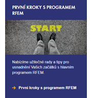 První kroky s programem RFEM