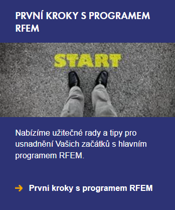 První kroky s programem RFEM