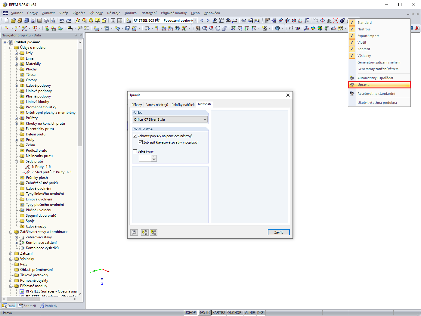 Úprava velikosti symbolu