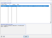 Seznam chyb výpočtu a upozornění