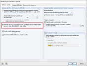 Dialog "Nastavení pro nelineární výpočet": Obecná metoda pro tlačené pruty
