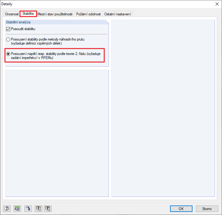 Detaileinstellungen im Zusatzmodul RF-/HOLZ Pro