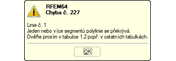 Chybové hlášení "Jeden nebí více segmentů polylinie se překrývá."