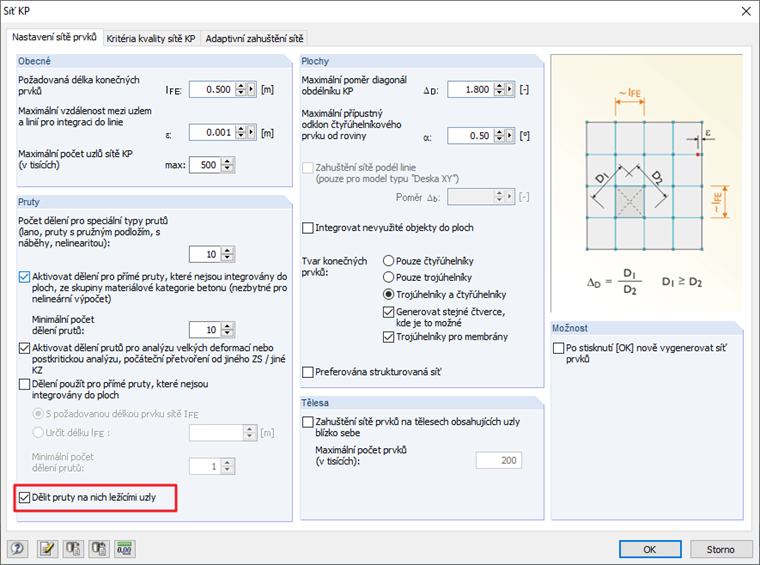 Nastavení sítě KP