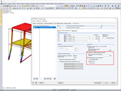 Export kombinací výsledků z přídavného modulu RF-DYNAM Pro - Equivalent Loads