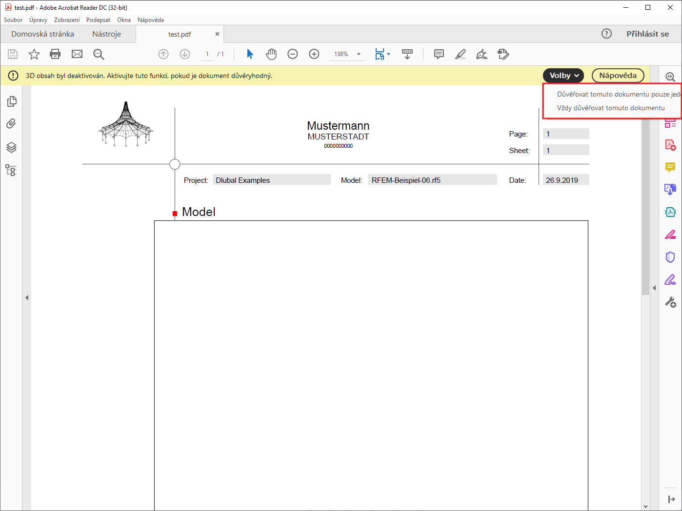 Aktivace 3D obsahu v Adobe