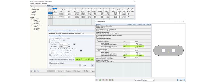Účinná pevnost betonu v tahu při vzniku trhlin s faktorem 1,00