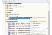 Otevření výběru tiskového protokolu z místní nabídky