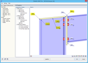 Svary koncové desky sloupu