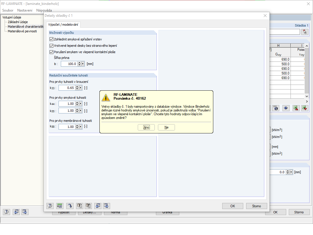 Poznámka k porušení smykem