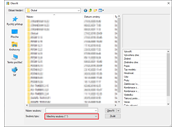 Dialog "Otevřít" programu RSTAB 7 s nastavením typu souboru