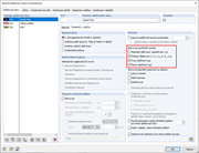 Standardní nastavení pro zatěžovací stavy