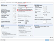 Globální ovládání úprav tuhosti