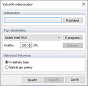 Vytvořit videosoubor