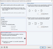 Nastavení analytické metody posouzení mezního stavu použitelnosti v přídavném modulu RF-CONCRETE Surfaces