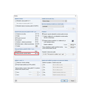 Nastavení detailů pro posouzení v přídavném modulu RF-/FOUNDATION Pro