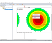 Zobrazení stupnice barev