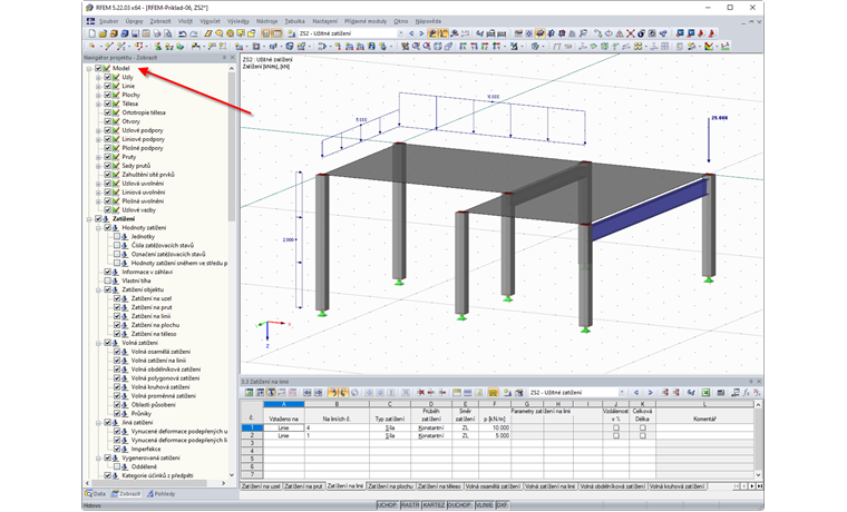 Deaktivace zobrazení modelu