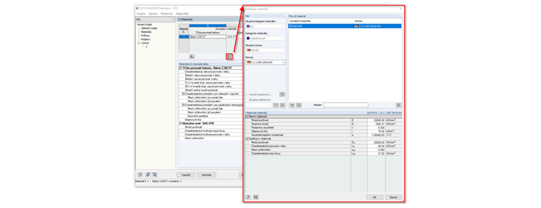 Uživatelsky definovaná norma - úprava fyk
