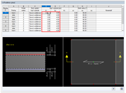 Dialog „1.4 Podélná výztuž“ s nastavením krycí betonové vrstvy