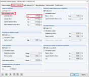 Ruční zadání součinitele vlivu trhlin