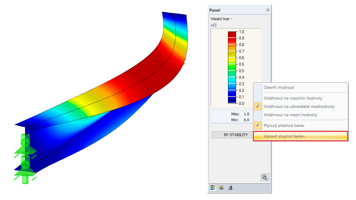 Upravit stupnici barev
