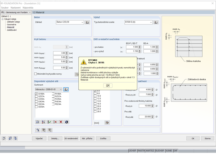 Chybové hlášení č. 30195