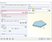 Hraniční linie plochy