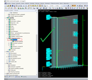 Správné nastavení průběhu výsledků pro nelineární podporové reakce