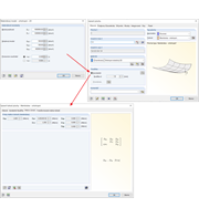 Interakce zadání tuhosti a specifikace tloušťky