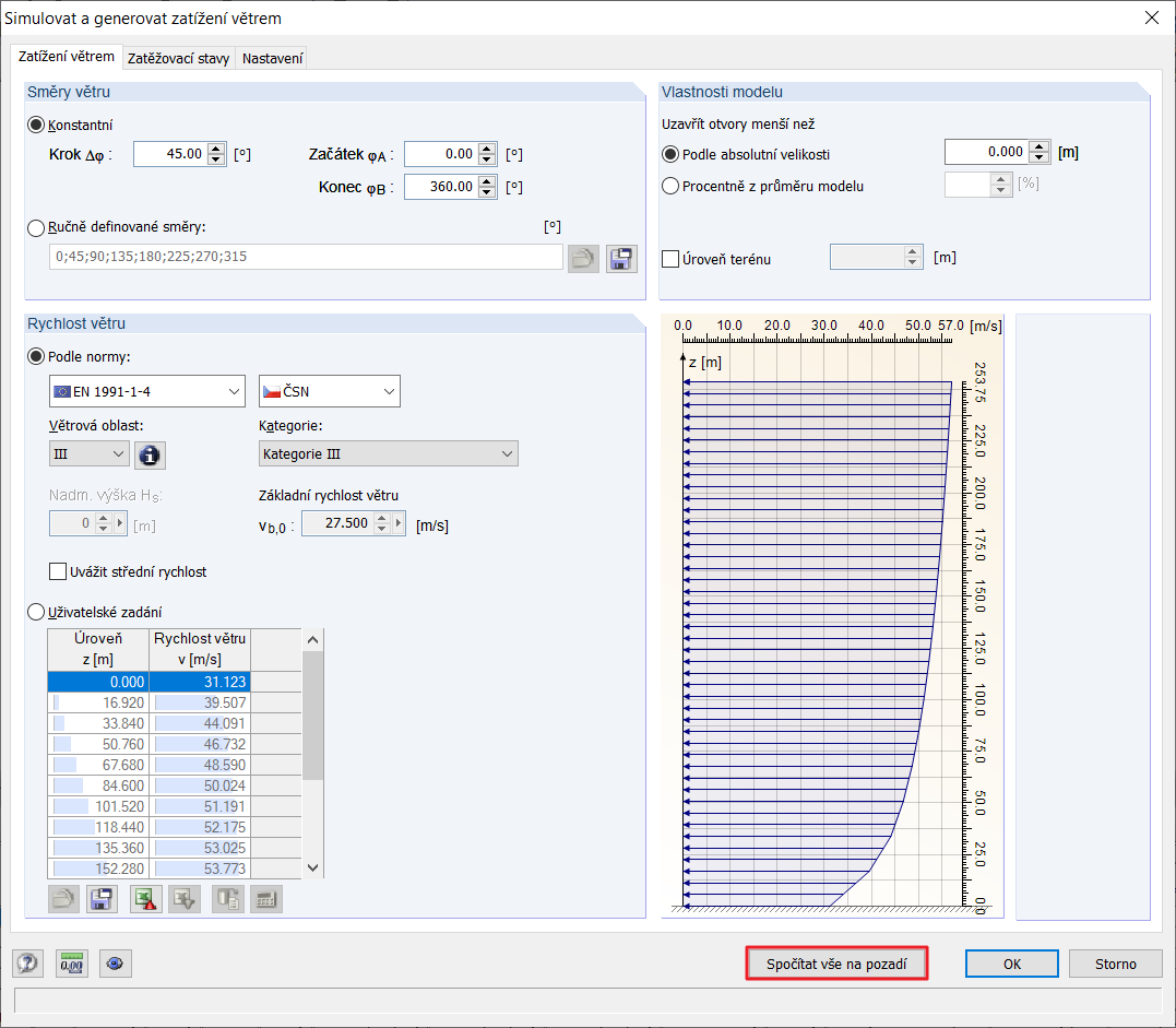 Calculer tout en arrière-plan dans RFEM