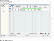 Výsledkové okno 2.1 v přídavném modulu RF-CONCRETE Surfaces s vypočítanými plochami výztuže v [cm²/m]