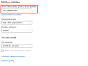 Nastavení měřítka