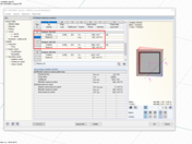 Nutná výztuž různých sloupů se stejným průřezem