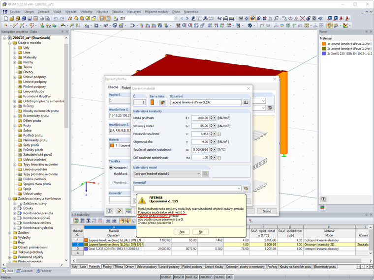 Definice materiálu pro dřevo
