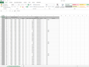 Exportovaná tabulka v Excelu