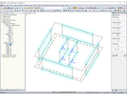 Výsledné síly v horizontálním směru pro uvolnění