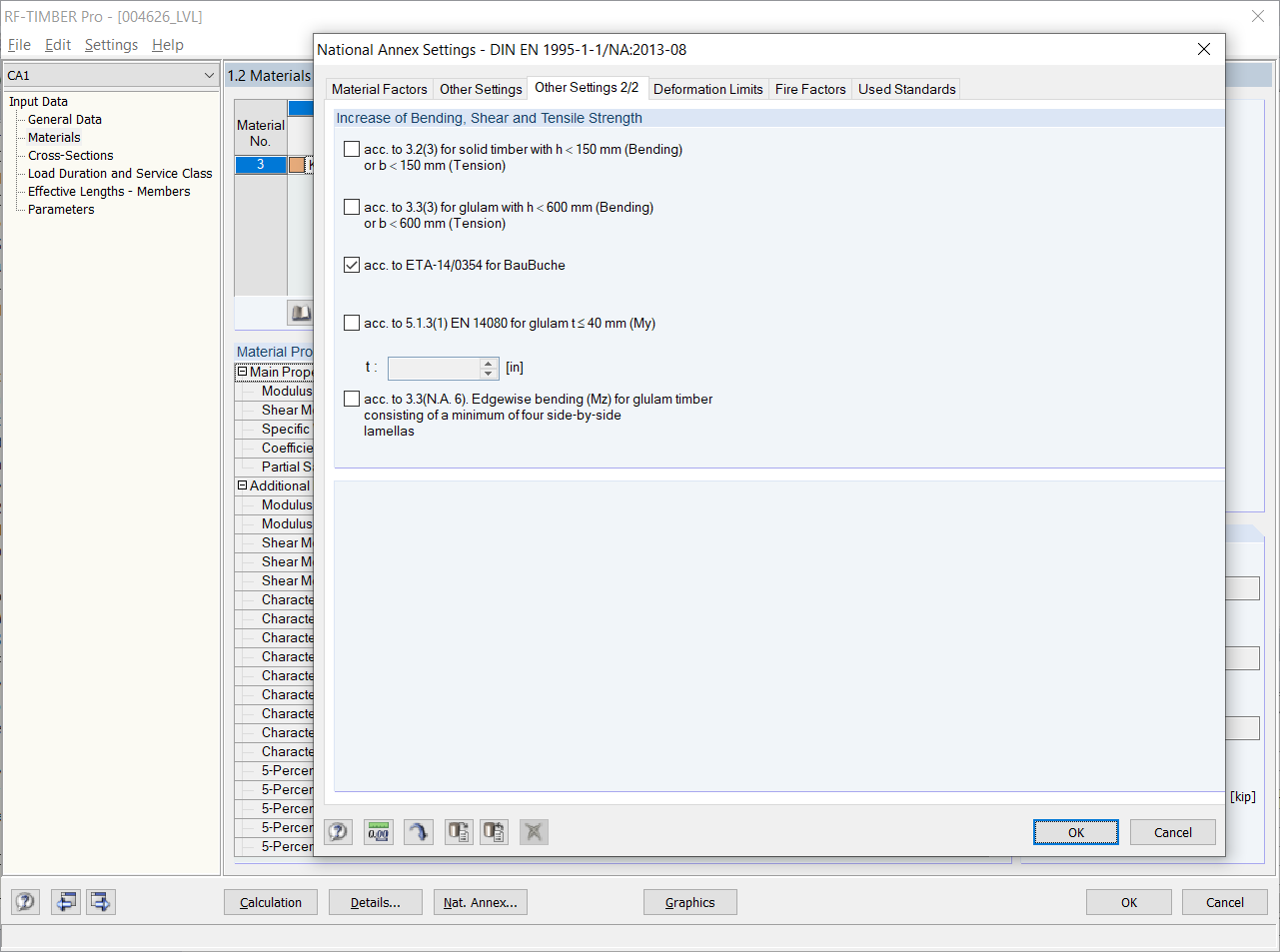 Záložka "Ostatní nastavení 2/2"