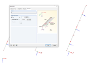 Dialog "Upravit linii" - záložka "Natočení"