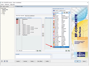 Dialog 1.1 v přídavném modulu RF-CONCRETE Surfaces s výběrem národní přílohy "ÖNORM"