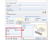 Kladné zadání vnitřních sil pro lokální osu z směrem dolů