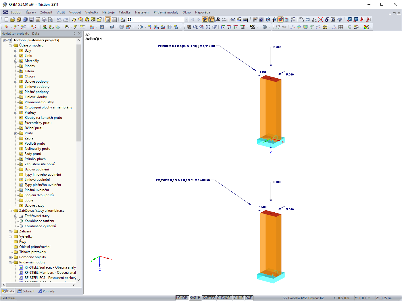 Systém počítaný oběma možnostmi