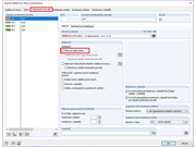 Záložka "Kombinační pravidla" s možností pro příznivě působící stálé zatížení
