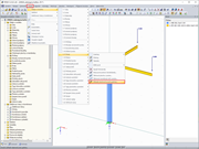 Funkce "Přiřadit vlastnosti prutů graficky"