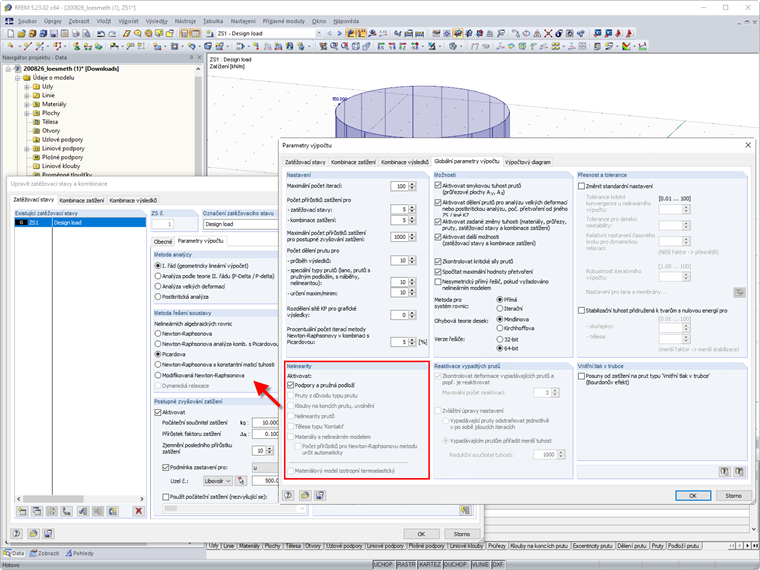 Systém s nelinearitami