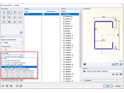 Výběr tvaru průřezu