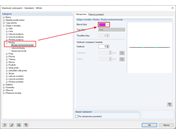 Nastavení zobrazení pro klouby na koncích prutů