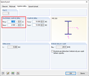 Úprava součinitelů vzpěrných délek