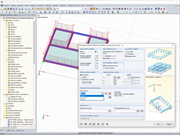 Zatížení na pruty z plošného zatížení prostřednictvím roviny