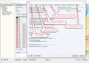 Dialog Detaily přídavného modulu STEEL EC3 s příslušnými typy proměnných pro programování COM